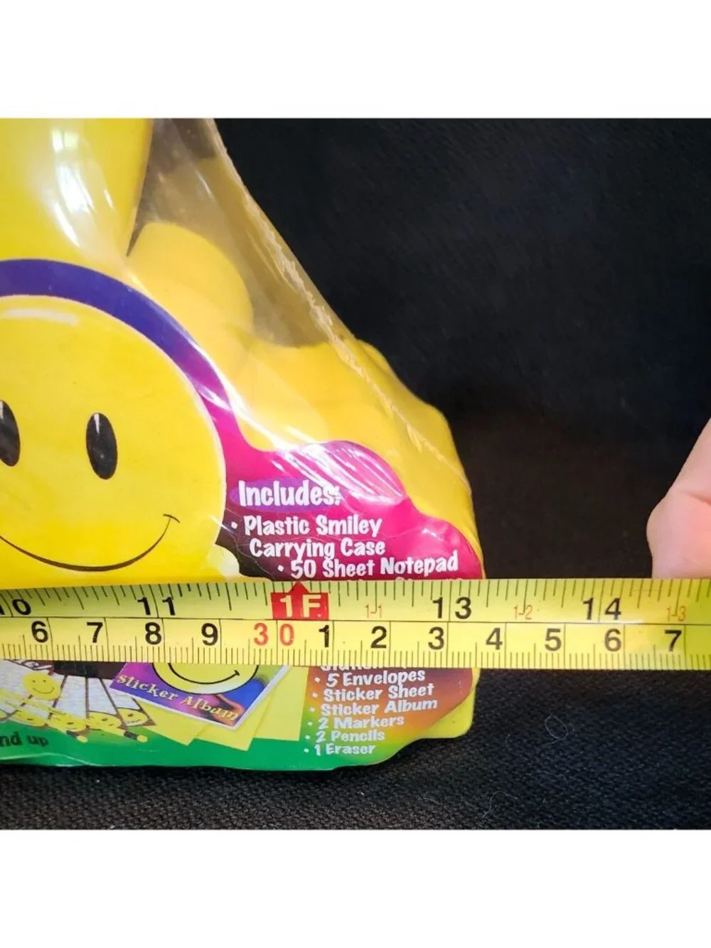 Smiley Kids Activity Case 1990s Retro Sealed Carry Case  Stationery Stickers Toy